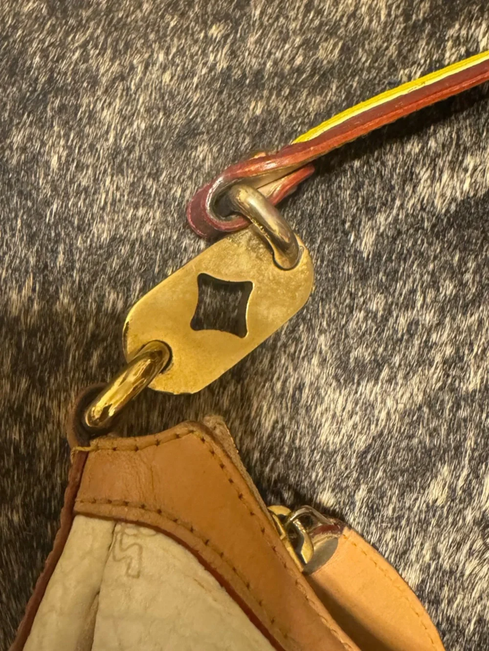 MCM Visetos Striped Hobo - Picture 8 of 14
